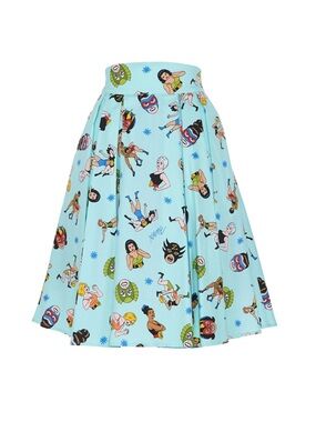 High-Waist Aqua Pinup Girl Clothing Love and Rockets collection XL